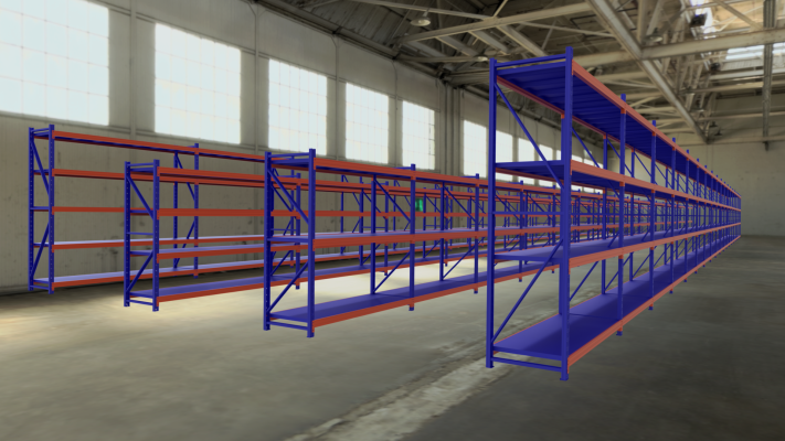 Kho hàng kệ trung tải