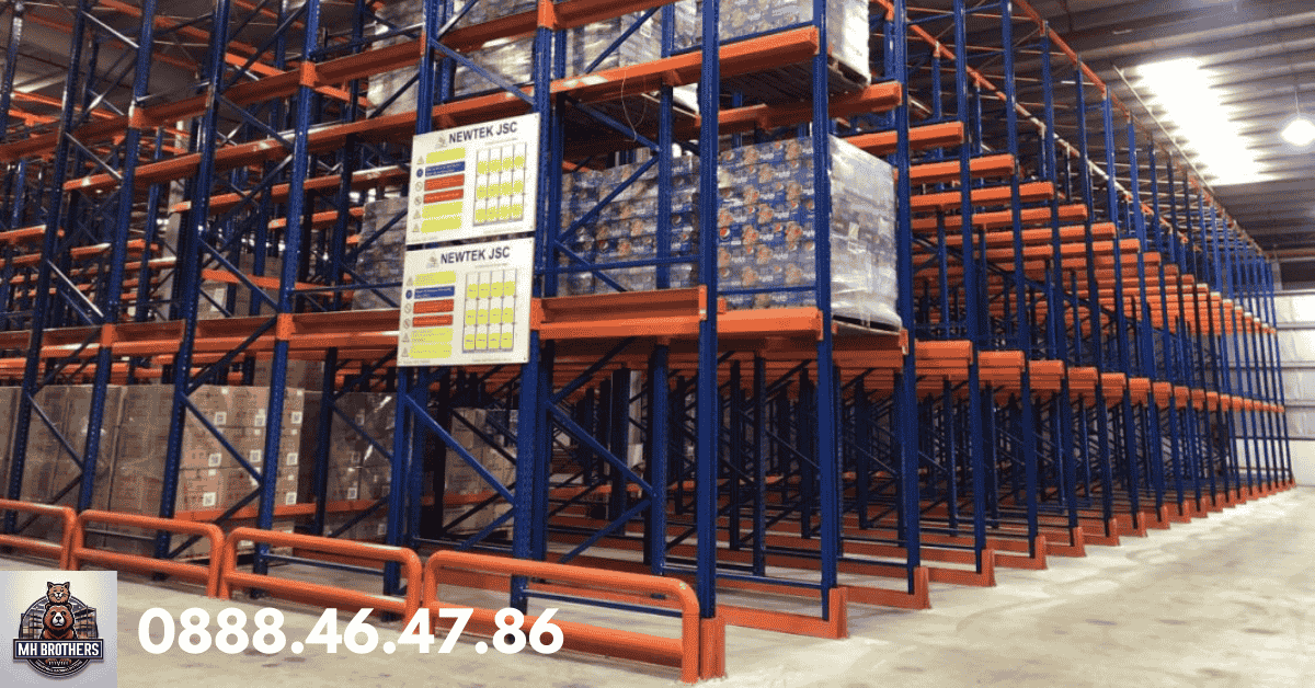 Kệ Drive-in chất lượng cao tại Hồ Chí Minh Kệ Drive-in tại Hồ Chí Minh tối ưu lưu trữ kho hàng