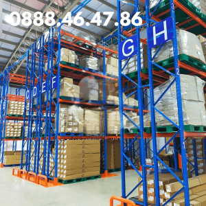 Hệ thống kệ Double Deep trong kho hàng