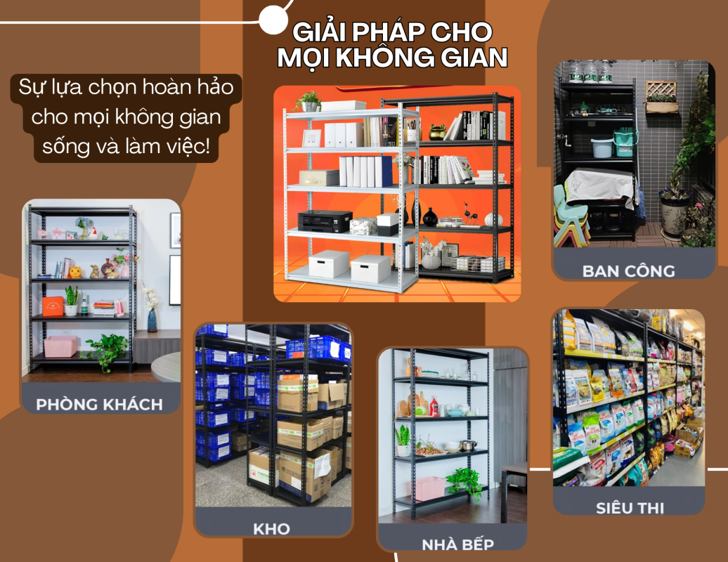 ưu điểm nổi bật của kệ sắt V đa năng