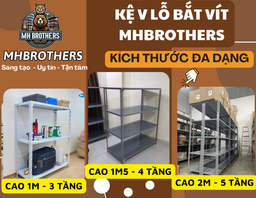kệ sắt V đa năng giá tốt tại TPHCM