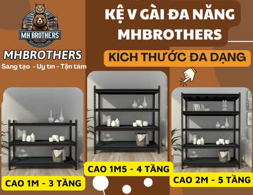 Kệ V gài đa năng nhiều kích thước MHBrothers