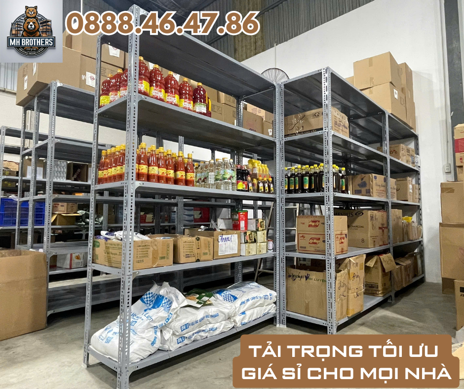 kệ sắt V đa năng chịu tải trọng lớn không
