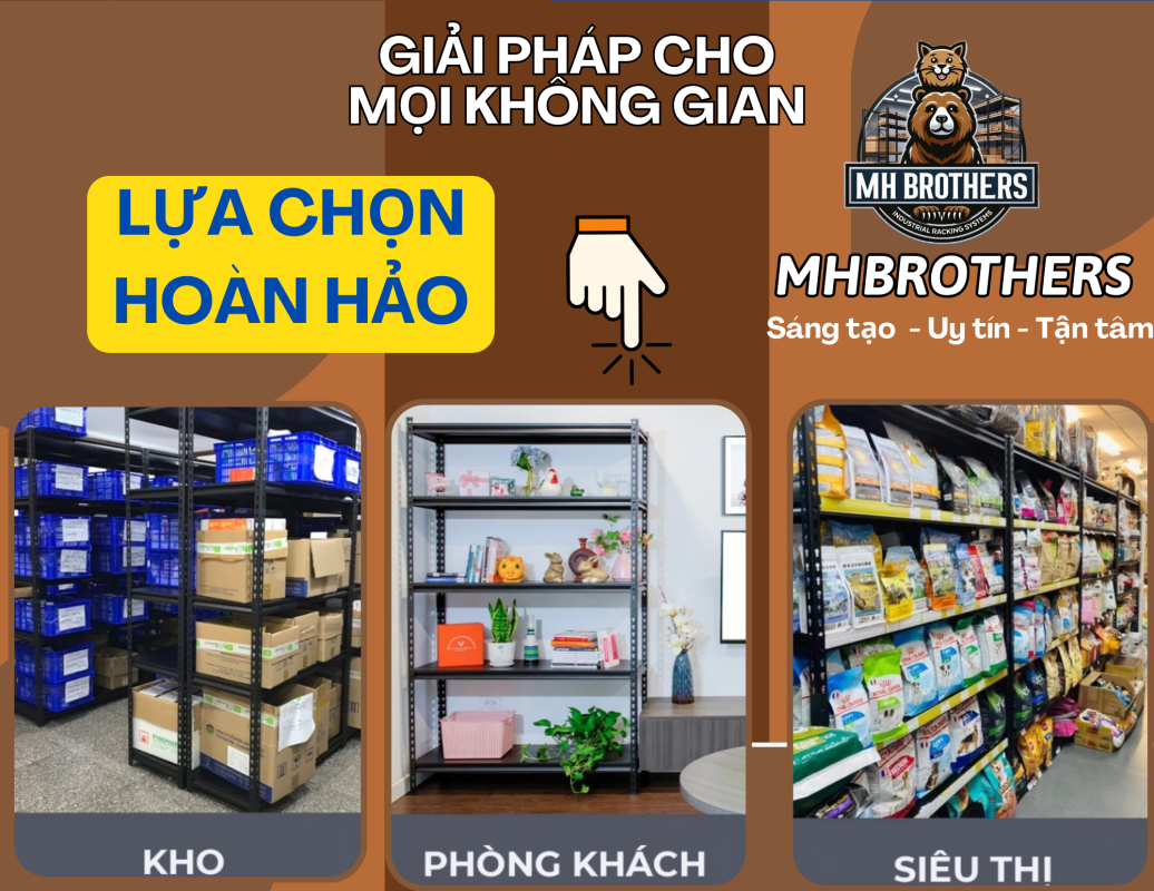mua kệ sắt V đa năng cho kho hàng 