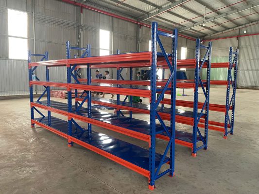mua kệ trung tải cho kho hàng công nghiệp